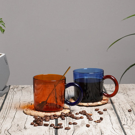 MANLY MAN big glass coffee/tea cup.