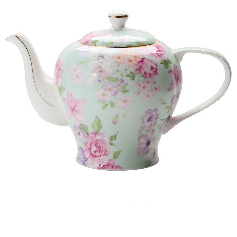 ENGLISH BREAKFAST SIMPLICI-TEA extended ceramic classy teapot.