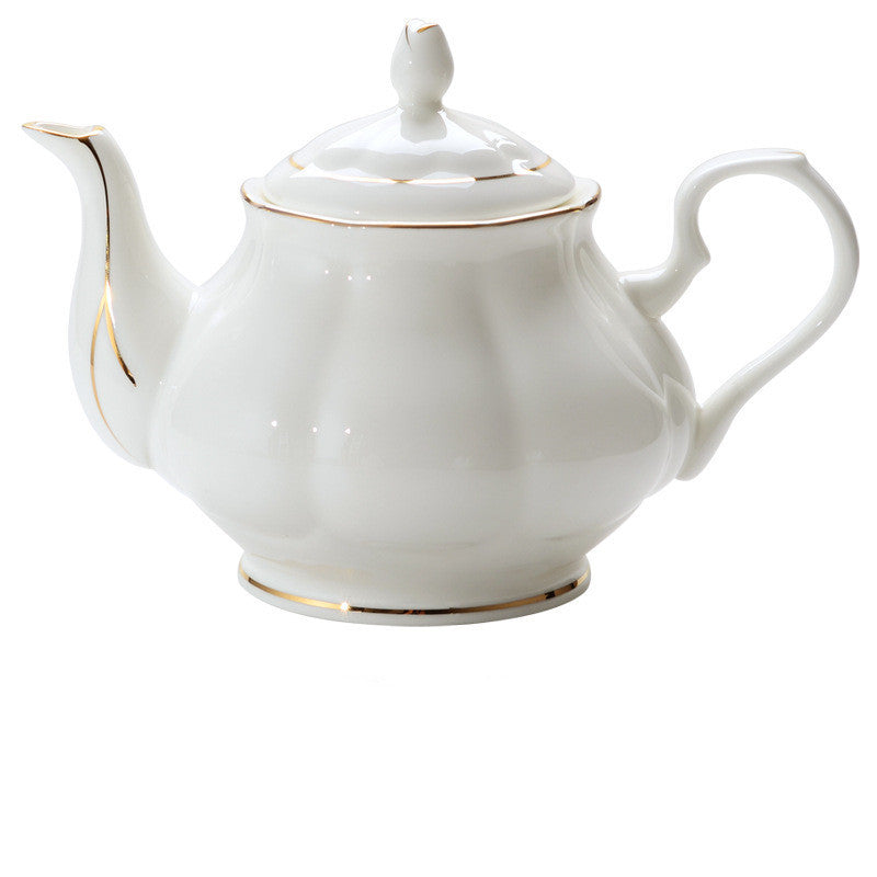 ENGLISH BREAKFAST SIMPLICI-TEA extended ceramic classy teapot.