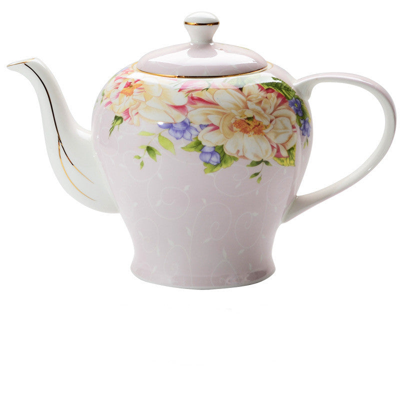 ENGLISH BREAKFAST SIMPLICI-TEA extended ceramic classy teapot.