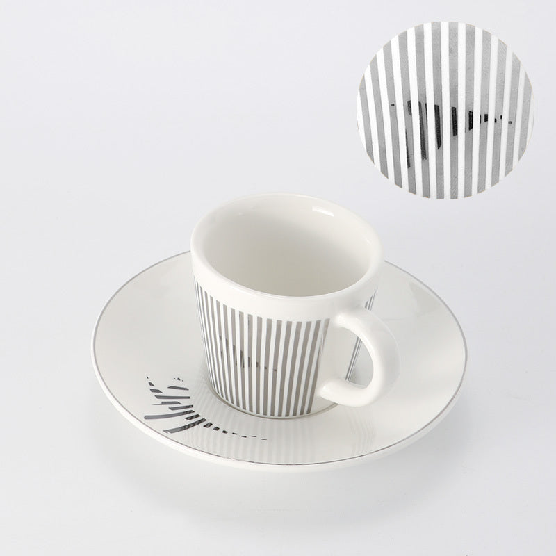 WAIT, WHAT (is so special about it)? original nordic-inspired coffee/tea cup and saucer set.