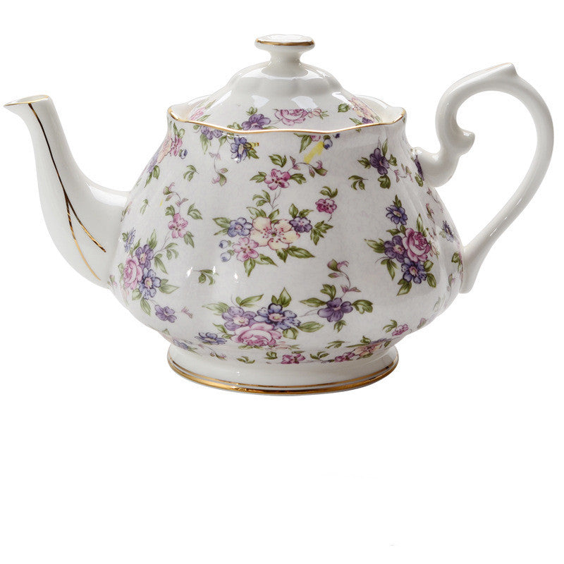 ENGLISH BREAKFAST SIMPLICI-TEA extended ceramic classy teapot.