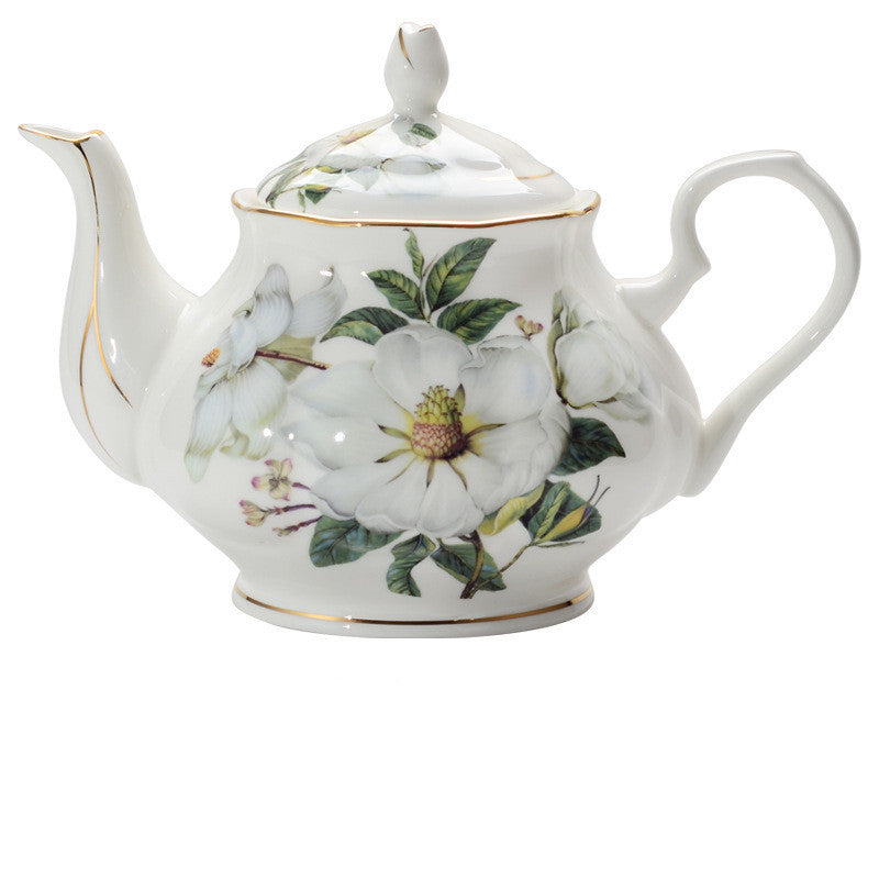 ENGLISH BREAKFAST SIMPLICI-TEA extended ceramic classy teapot.