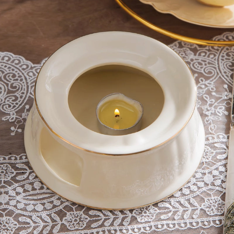 PUMPKIN PATCH TEA set or cup / teapot with warming seat.